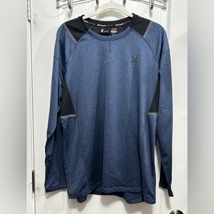 Spyder Activewear Men’s M‎ Blue Long Sleeve Activewear Shirt pro web performance